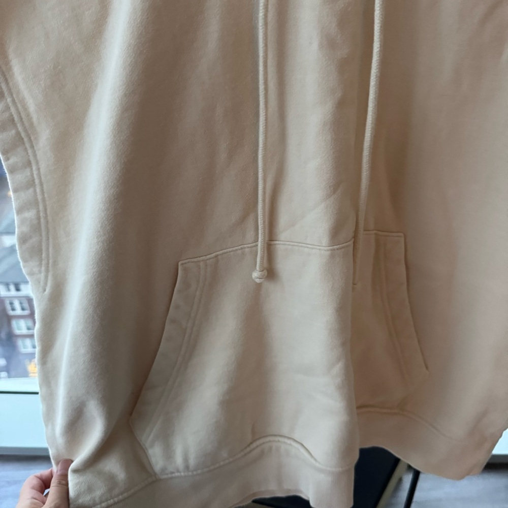 Zara Women's Cream Hoodied Vest - Picture 5 of 6